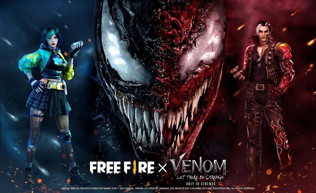 FREE FIRE X VENOM LET THERE BE CARNAGE